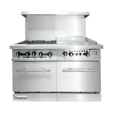 Connerton CN48-8-2OV Range, 48" Restaurant, Gas