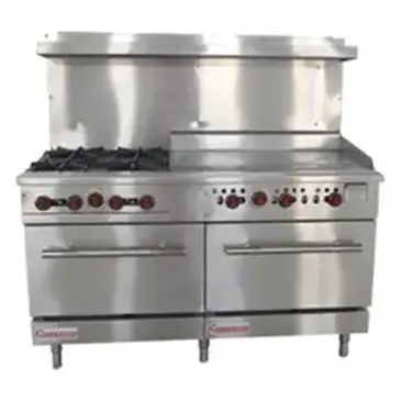 Connerton CN60-8-12G Range, 60" Restaurant, Gas