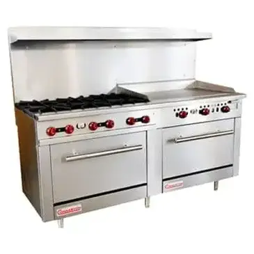 Connerton CN72-12 Range, 72" Restaurant, Gas