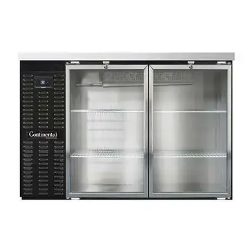 Continental Refrigerator BB50SNGD Back Bar Cabinet, Refrigerated