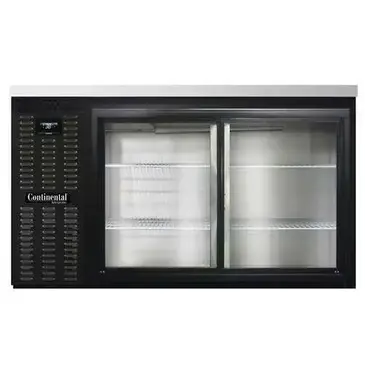 Continental Refrigerator BB59NSGD Back Bar Cabinet, Refrigerated