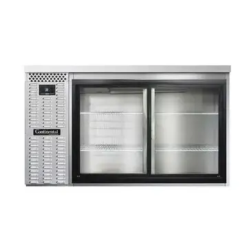Continental Refrigerator BB59SNSSSGD Back Bar Cabinet, Refrigerated