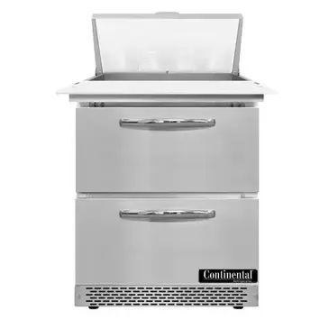 Continental Refrigerator D27N8C-FB-D Refrigerated Counter, Sandwich / Salad Unit