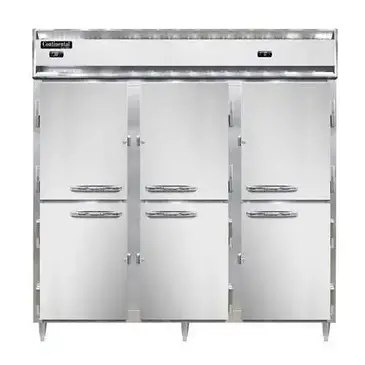 Continental Refrigerator D3RRFNSSHD Refrigerator Freezer, Reach-In