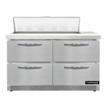 Continental Refrigerator D48N10-FB-D Refrigerated Counter, Sandwich / Salad Unit