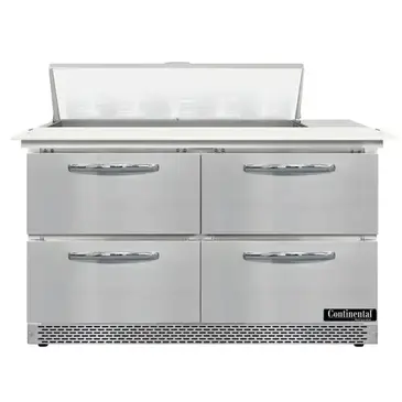 Continental Refrigerator D48N10C-FB-D Refrigerated Counter, Sandwich / Salad Unit