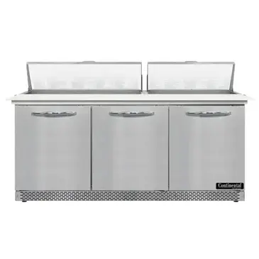 Continental Refrigerator D72N18C-FB Refrigerated Counter, Sandwich / Salad Unit