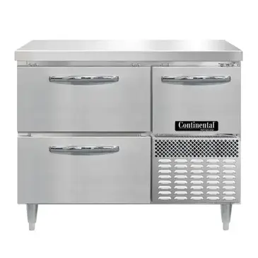 Continental Refrigerator DRA43NSS-D Refrigerated Counter, Work Top