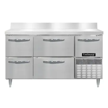 Continental Refrigerator DRA60NSSBS-D Refrigerated Counter, Work Top