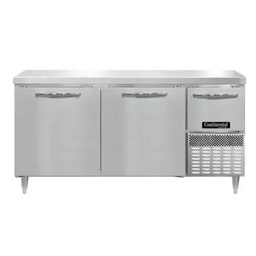 Continental Refrigerator DRA68NSS Refrigerated Counter, Work Top