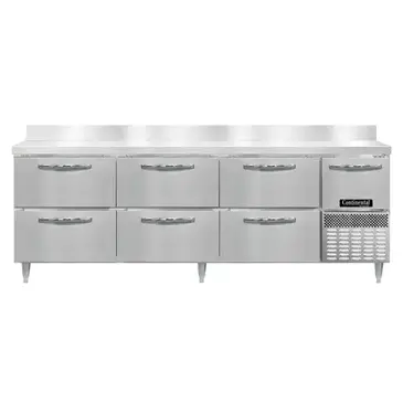 Continental Refrigerator DRA93NSSBS-D Refrigerated Counter, Work Top