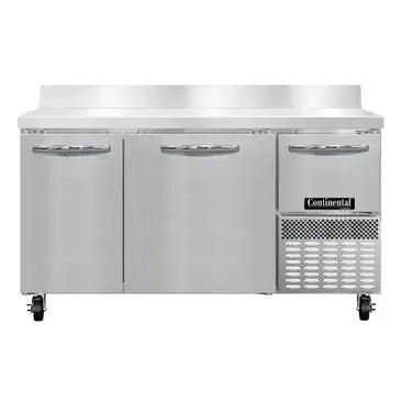 Continental Refrigerator FA60NBS Freezer Counter, Work Top