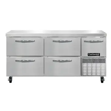 Continental Refrigerator FA68N-D Freezer Counter, Work Top