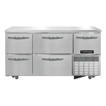 Continental Refrigerator RA60N-U-D Refrigerator, Undercounter, Reach-In