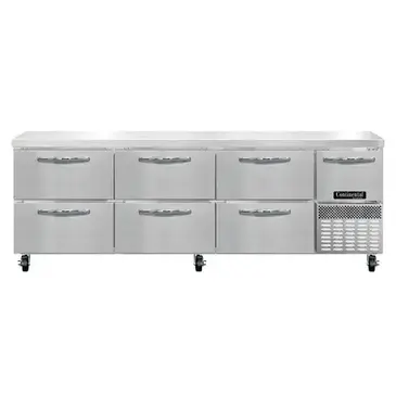 Continental Refrigerator RA93N-D Refrigerated Counter, Work Top