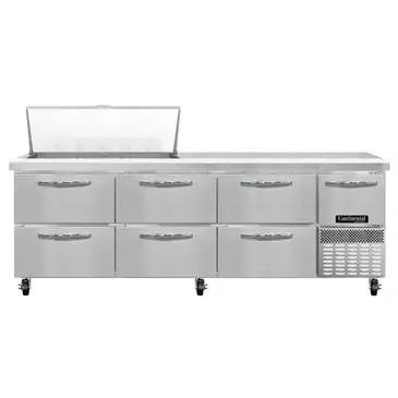 Continental Refrigerator RA93N18M-D Refrigerated Counter, Mega Top Sandwich / Salad Un