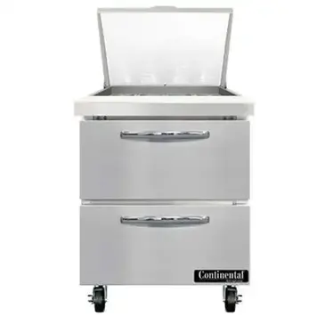 Continental Refrigerator SW27N12M-D Refrigerated Counter, Mega Top Sandwich / Salad Un