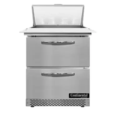 Continental Refrigerator SW27N8C-FB-D Refrigerated Counter, Sandwich / Salad Unit