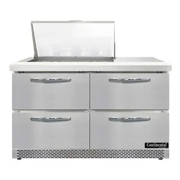 Continental Refrigerator SW48N12M-FB-D Refrigerated Counter, Mega Top Sandwich / Salad Un