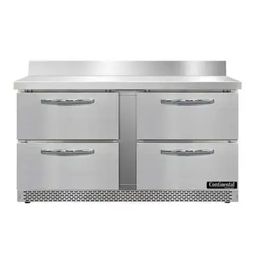 Continental Refrigerator SW60NBS-FB-D Refrigerated Counter, Work Top