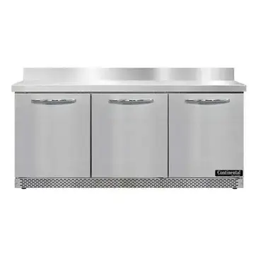 Continental Refrigerator SW72NBS-FB Refrigerated Counter, Work Top