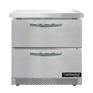 Continental Refrigerator SWF32N-FB-D Freezer Counter, Work Top