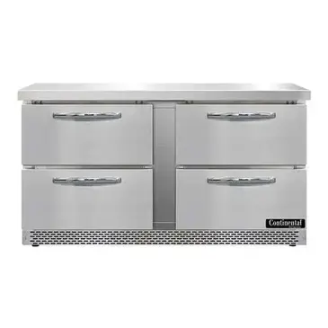 Continental Refrigerator SWF60N-FB-D Freezer Counter, Work Top