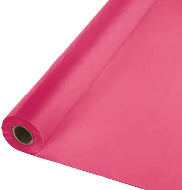 CONVERTING Banquet Roll, 40" x 100', Hot Pink(Magenta), Plastic, Creative Converting 93009