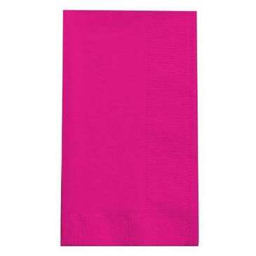 CONVERTING Dinner Napkin, 16" x 16", Hot Pink (Magenta), Paper, 2-Ply, (100/Pack) Creative Converting 27-0177