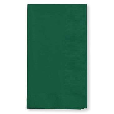 CONVERTING Dinner Napkin, 16" x 16" Hunter Green, Paper, 2 Ply, Creative Converting 27-3124