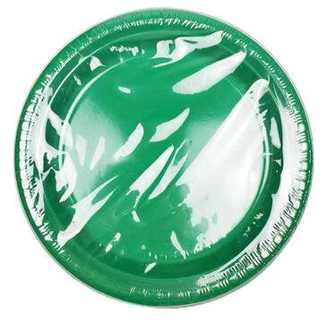 CONVERTING Plate, 9", Emerald Green, Plastic, (20/Pack) Creative Converting 28112021