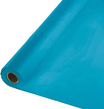 CONVERTING Banquet Roll, 40" x 100', Turquoise, Plastic, Creative Converting 763131