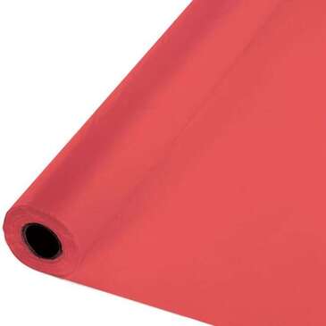 CONVERTING Banquet Roll, 40" x 100', Coral, Plastic, Creative Converting 763146