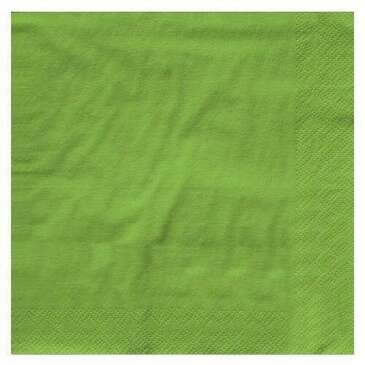 CONVERTING Beverage Napkin, 10" x 10", Fresh Lime, Paper, 2 Ply, (50/Pack) Creative Converting 80-3123B