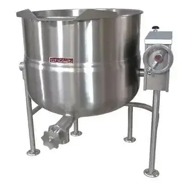 Crown DLT-100 Kettle, Direct Steam, Tilting