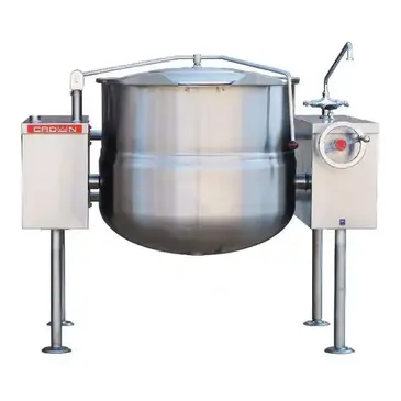 Crown DLT-100TC Kettle, Direct Steam, Tilting