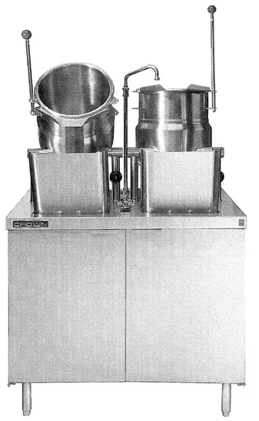 Crown DMT-6-6 Kettle Cabinet Assembly, Direct-Steam