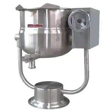 Crown DPT-40 Kettle, Direct Steam, Tilting