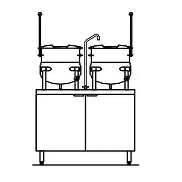 Crown EMT-10-10 Kettle Cabinet Assembly, Electric