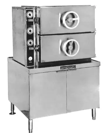 Crown GDA-2 Steamer, Dual-Pressure, Gas