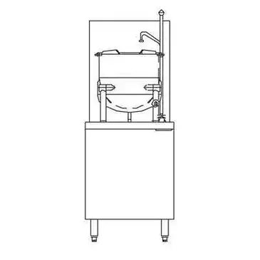 Crown GMT-6 Kettle Cabinet Assembly, Gas