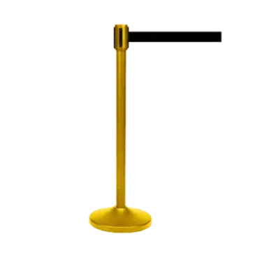 CSL 5500GD-BLK Crowd Control Stanchion, Retractable