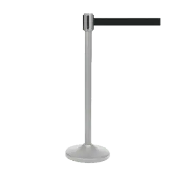 CSL 5500SS-BLK Crowd Control Stanchion, Retractable