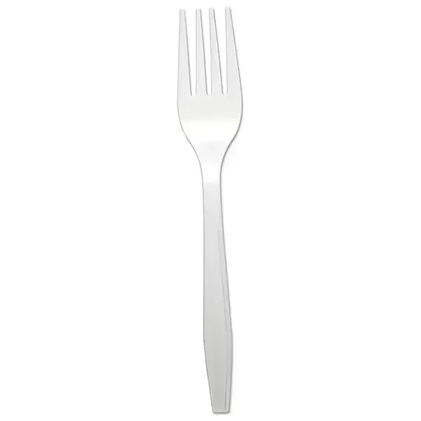 ARVESTA (DISPOSABLES) ARVESTA (DISPOSABLES) Cutlery, Fork, White, Medium Weight, 100/Pack