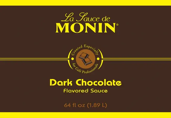 Dark Chocolate Sauce, 64 Oz, Monin M-GC062FP
