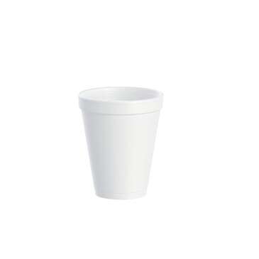 DART SOLO CONTAINER Drink Cup, 10 Oz, White, Foam, (25/Sleeve), Dart 10J10