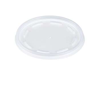 DART SOLO CONTAINER Lid for 16 OZ Foam Cup Container, Translucent, Vented, (1000/Case) Dart 16JL