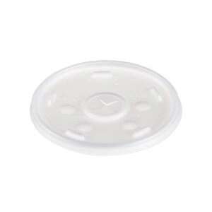 DART SOLO CONTAINER Plastic Cup Lid, 24 oz, Translucent, Plastic, (500/Case) Dart 24SL05