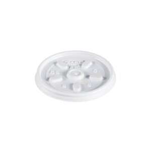 DART SOLO CONTAINER Plastic Lid, 6 oz, White, Plastic, (1000/Case), Dart 6JL