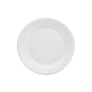 DART SOLO CONTAINER Plate, 7", White, Foam, (125/Pack) Dart 7PWCR